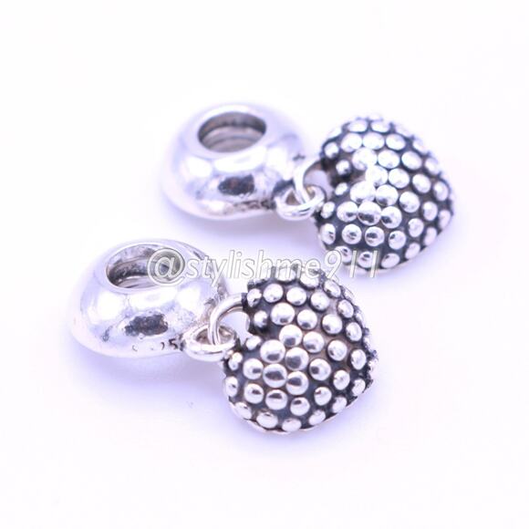 Authentic PANDORA Piece of My Heart Mother / Daughter Charms - Picture 8 of 11